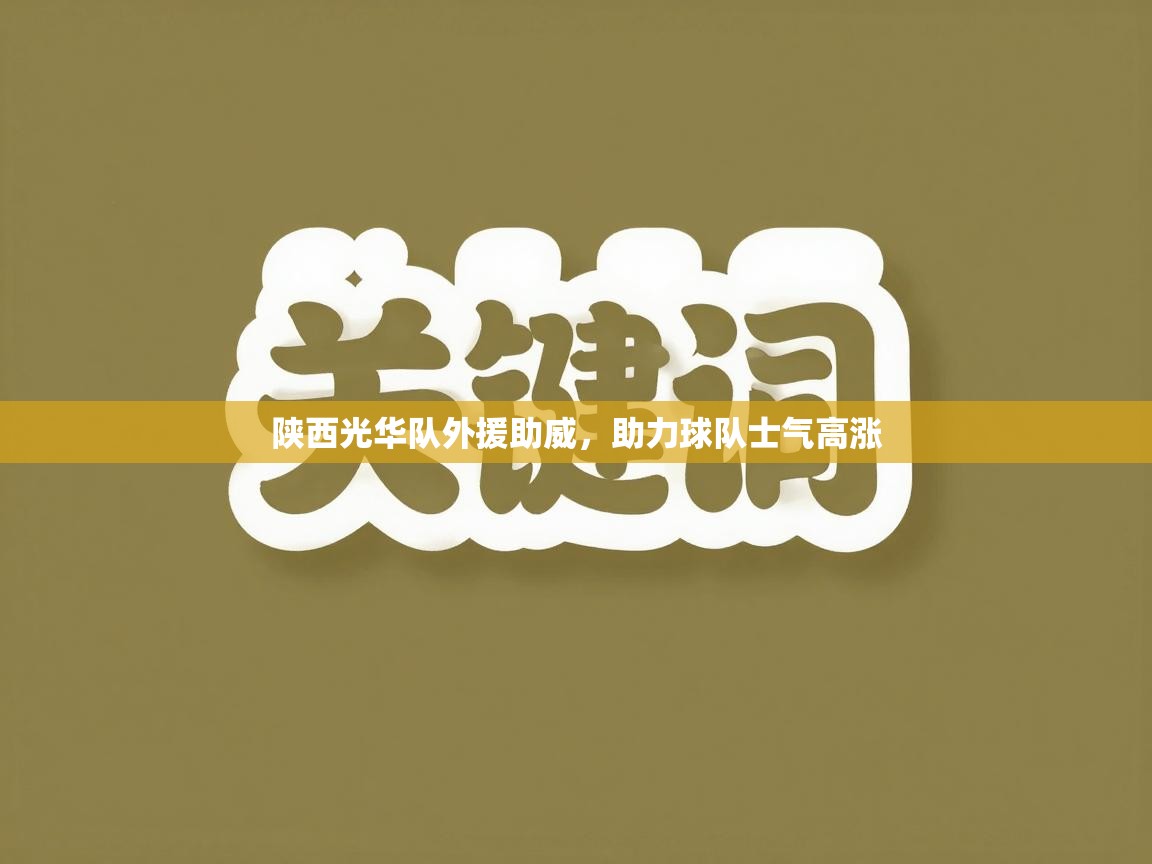 陕西光华队外援助威，助力球队士气高涨